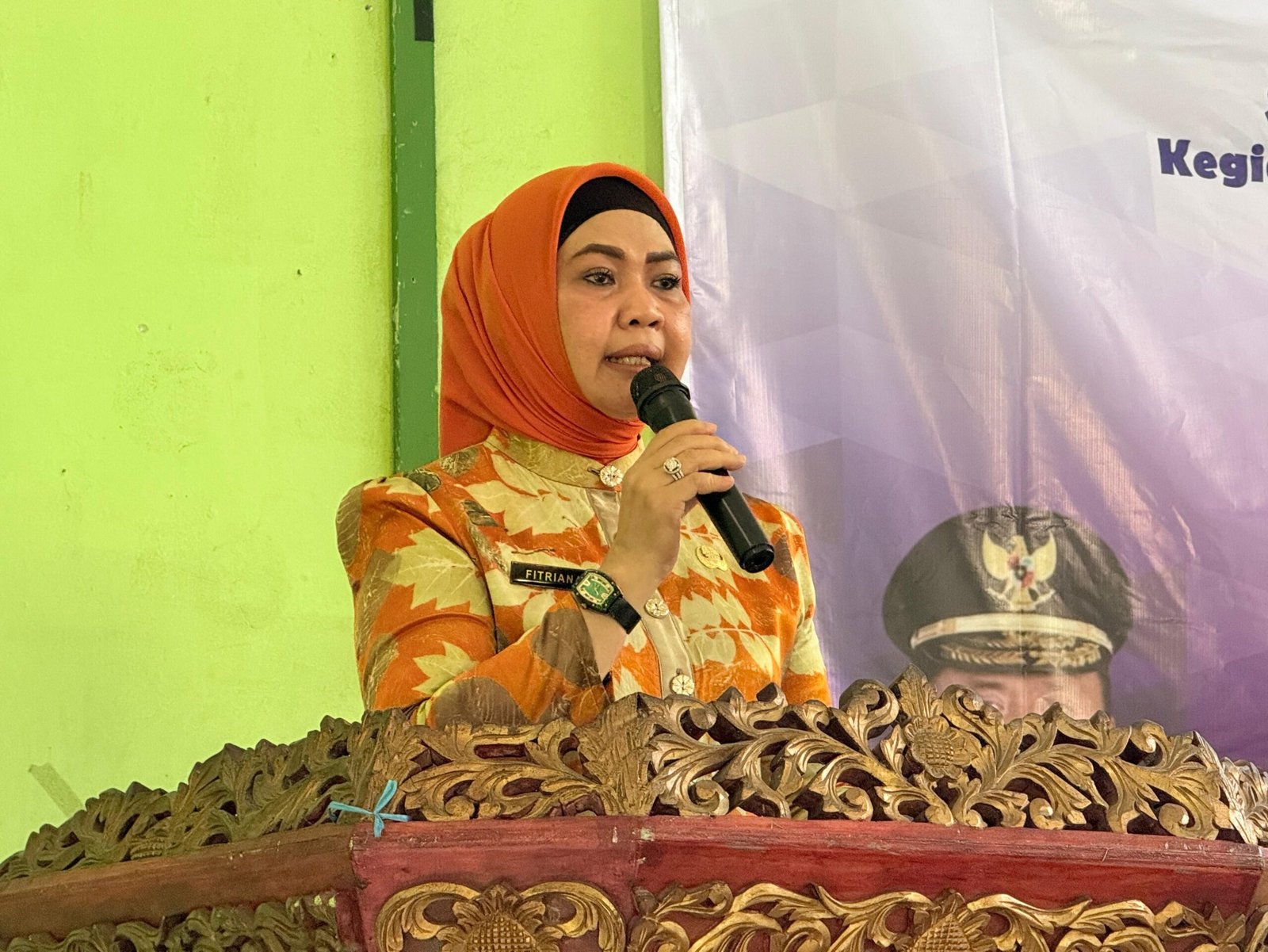 Foto : Kepala Dinas PPPA Provinsi Sumatera Selatan, Fitriana, S.Sos., M.Si