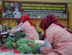 Kodam II Sriwijaya Gelar Baksos Donor Darah “1000 Kantong Darah “