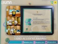 Kembali, PLN UPDK Keramasan Raih Zero Accident Award