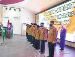 Pengukuhan Pengurus DPD PEPABRI Dan PD PERIP Sumsel