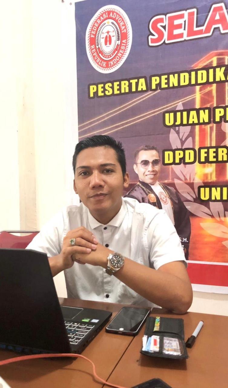 Advokat Muda Ketua Ikatan Lawyers Unsri (ILU) Adv A.Rilo Budimans SH