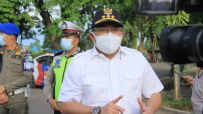 Turun Langsung ke Jalan, Bupati Muba Ikut Petugas Patroli PPKM