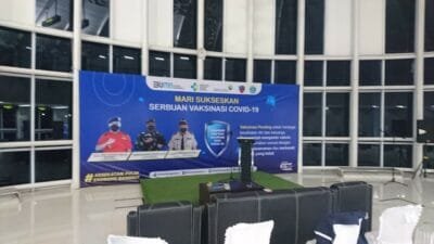 Bandara SMB II Buka Sentra Vaksinasi Covid-19