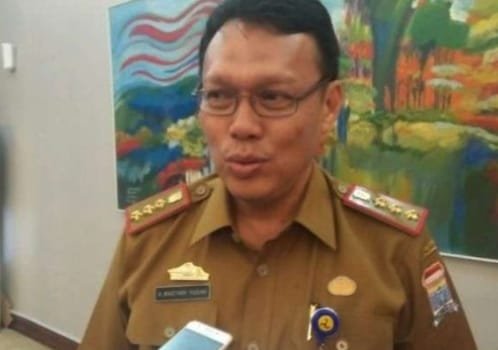 Kepala Dinas PUPR-TR Kota Palembang Akhmad Bastari, Rabu (7/7)