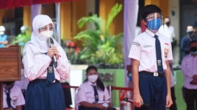 Pelajar Ungkapkan Kerinduan Sekolah PTM Kepada Presiden