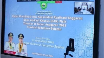 Penanganan Covid-19, Sumsel Dapat Dana DAK 6,09 Triliun