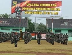 Kodam II Sriwijaya Buka Diktuk Bintara Khusus Babinsa TNI AD Ta 2021