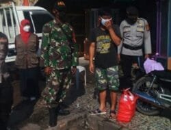 Babinsa Koramil 13/Lubuk Batang Patroli PPKM Berbasis Mikro