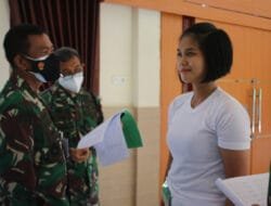Pangdam II Sriwijaya Pimpin Sidang Parade Caba PK TNI AD