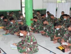 Sambut Tahun Baru 1443 Hijriyah, Korem 044/Gapo Gelar Doa Bersama