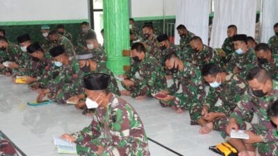 Sambut Tahun Baru 1443 Hijriyah, Korem 044/Gapo Gelar Doa Bersama