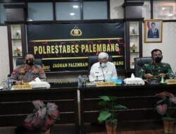 Tindak Lanjut Arahan Presiden Jokowi, Pangdam II Sriwijaya dan Kapolda Sumsel Pimpin Rakor PPKM di Sumsel