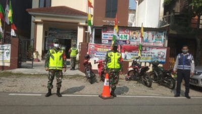 Patroli Gabungan Cegah Penanganan Covid-19 di Kabupaten OKU