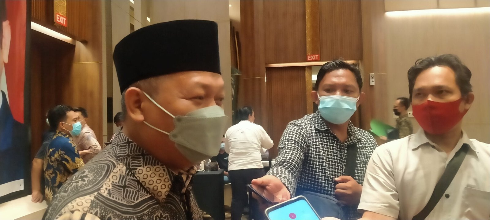 Ketua DPW PKB Sumsel, Ramlan Holdan, acara virtual di Hotel Ecelton, Kamis (26/8)