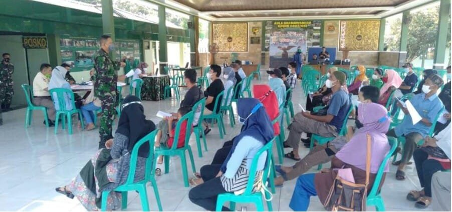 di Gedung Darmawangsa bekerjasama dengan Kodim 0402/OKI dan Polkes 02.10.10 Kayuagung.