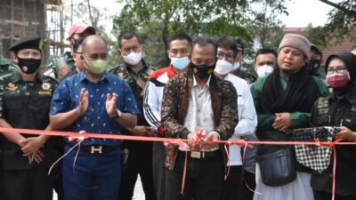 acara Garand opening UMKM mitra Kodam ll/Swj, di Komplek Gudang Siad Sekojo Jalan Urif Sumoharjo Palembang,  Sabtu (11/9/2021)
