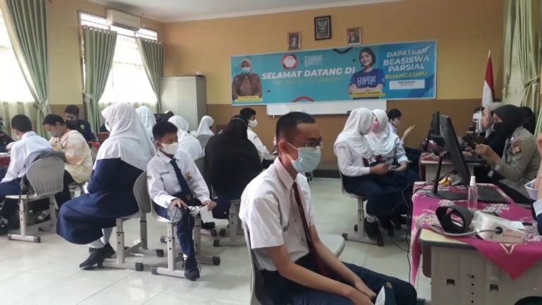 program Vaksinasi pelajar, SMP Negeri 1 Palembang menggelar vaksinasi massal