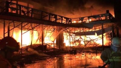 Polsek Jaksel Selidiki Kebakaran Swalayan Cahaya Pasar Minggu