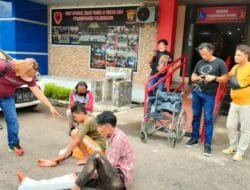 Satreskrim Polrestabes Palembang Amankan Dua Kawanan Pencurian Kabel PJU