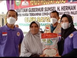 PNSB Distribusikan Beras Bangub di Dua Kecamatan Palembang