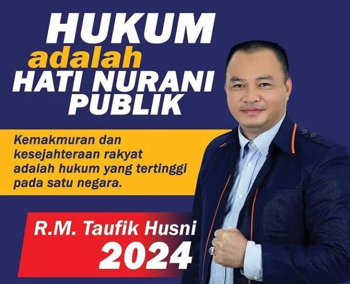 ketua Badan Advokasi Hukum (BAHU) DPW Partai Nasdem Sumsel, Dr RM Taufik Husni SH