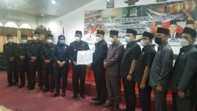 Sempat Molor, Paripurna Ke XV DPRD PALI Berjalan Lancar