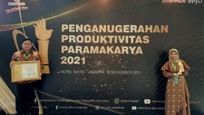 Herman Deru Dianugrahi  Paramakarya 2021 Bidang Ketenaga Kerjaan