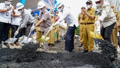 Wagub Mawardi Yahya Launching Program Bebas Jalan Berlubang