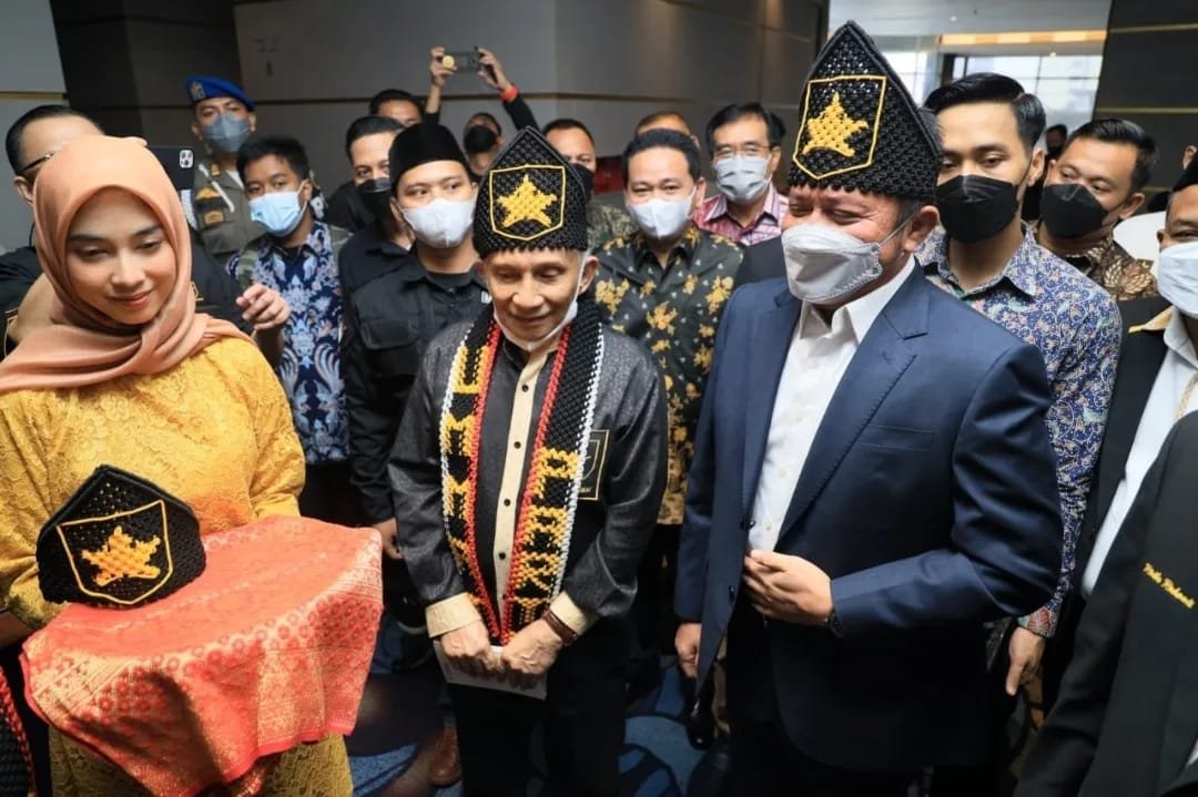 Pelantikan Dewan Pimpinan Wilayah Partai Ummat Provinsi Sumsel, bertempat di Hotel ALTS, Minggu (9/1) malam.