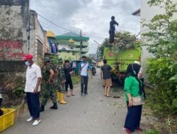 Koramil 418-06/Kamboja Gotong Royong di Kecamatan IT 1