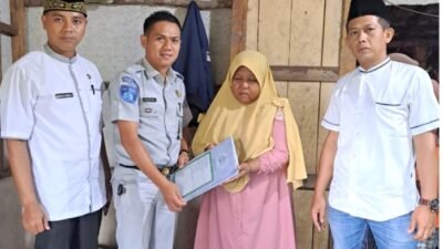 Jasa Raharja Berikan Santunan Kecelakaan Kereta Api di Gelumbang