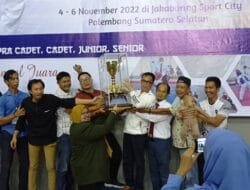 Sumsel Juara Umum, Kejuaraan Nasional Tekwondo Wilayah 2