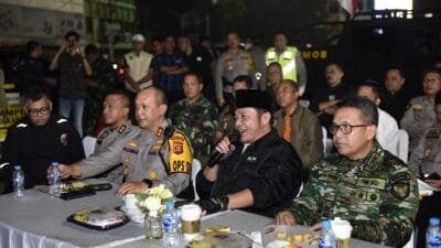 Herman Deru Bersama Forkompinda Tinjau Pos Pantau Malam Tahun Baru 2023