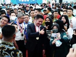 Sumsel Pecahkan  Rekor  6000 Telapak Tangan Anak Indonesia Untuk Kehidupan