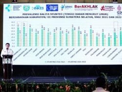 Sumsel Berhasil Turunkan Angka Stunting Tertinggi se- Indonesia