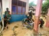 TNI AD Tangani Banjir di Kabupaten Lahat 