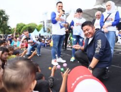 Gubernur Herman Deru dan KORMI Sumsel Olahraga Bareng Ribuan Warga OKU 