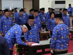Ketua Umum DP Korpri Pusat Kukuhkan Sekda SA Supriono Sebagai  DP Korpri Sumsel Masa Bakti 2022-2027