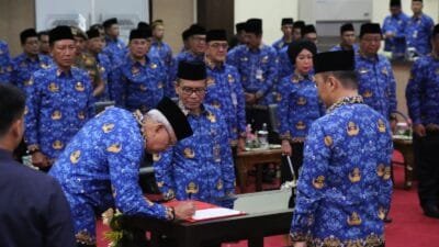 Ketua Umum DP Korpri Pusat Kukuhkan Sekda SA Supriono Sebagai  DP Korpri Sumsel Masa Bakti 2022-2027