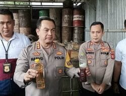 Kapolrestabes Bersama Kapolsek Beserta Jajaran Tindak Tegas Pangkalan BBM Ilegal di Kertapati