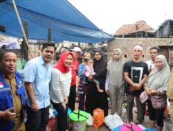 Feby Deru Tinjau Kondisi Korban Kebakaran di Siliwangi 5 Ulu