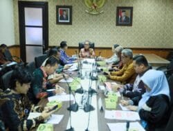 Harganas 2023 di Banyuasin, Sekda Sumsel- Deputi BKKBN RI Rapat Matangkan Persiapan