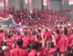 Teriakan ‘Ganjar Presiden’ Ribuan Kader PDIP se-Sumsel Hadiri Konsolidasi Pemenangan Pemilu dan Pilpres 2024 di Palembang