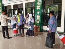 Kloter 24, Kuota Tambahan Sumsel dan Kloter Terakhir Embarkasi Palembang Tiba di Asrama Haji