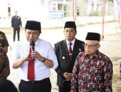 Melki:  Herman Deru Dampingi Wapres Tinjau Program Bedah Rumah di Kabupaten Banyuasin