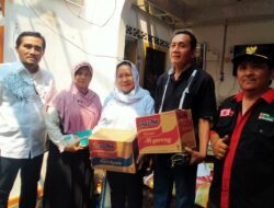 Ketua PKN Pimda Sumsel Berikan Bantuan Korban Kebakaran Depan SMAN 10