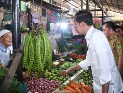 Presiden Jokowi Kunjungi Pasar, Harga Bahan Pokok di Sumsel Stabil