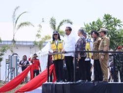Didampingi Pj Gubernur Agus Fatoni, Presiden RI Jokowi Resmikan SPALDT Pertama di Indonesia