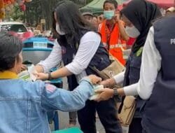 Forum Anak Sumsel Bagi 20.000 Masker