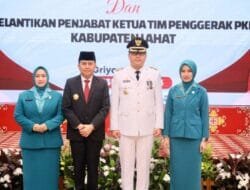 Pj Ketua TP PKK Sumsel Tyas Fatoni Lantik Aditya Trinia Apriliani, Pj Ketua TP PKK Lahat